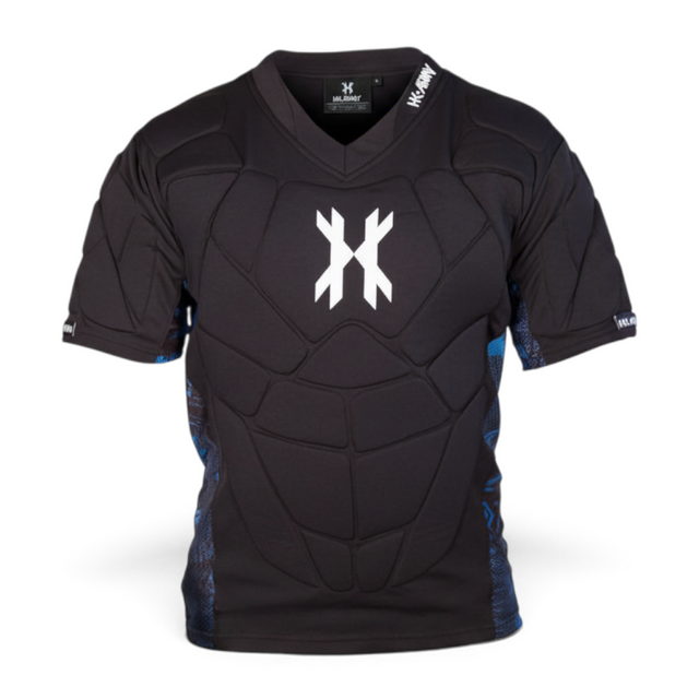 id-paintball HK Army Crash Brustpanzer in Schwarz mit Dual-Layer Polsterung und atmungsaktivem Stretch-Material