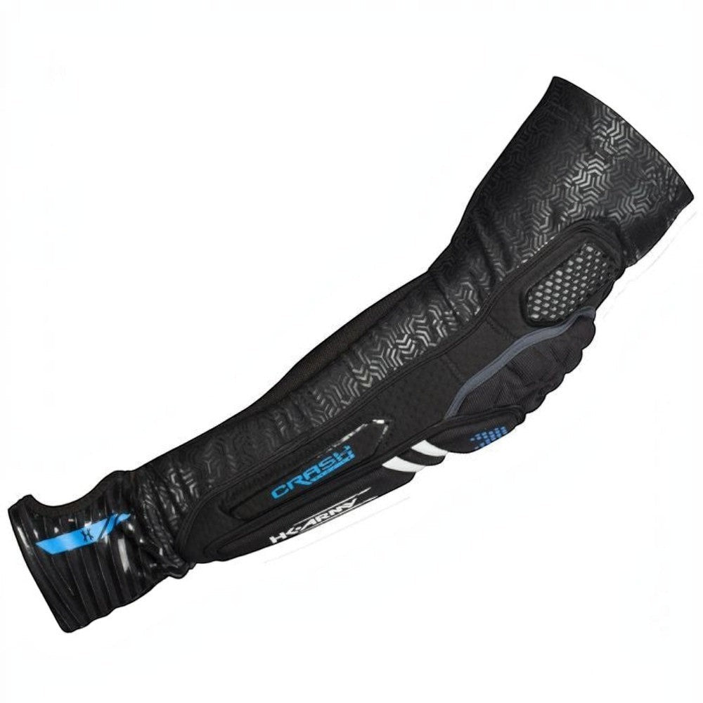 id-paintball HK Army CTX Ellenbogenschoner in Schwarz mit blauen Akzenten und robuster Polsterung für Paintball
