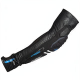 id-paintball HK Army CTX Ellenbogenschoner in Schwarz mit blauen Akzenten und robuster Polsterung für Paintball