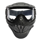 id-paintball HK Army HSTL Paintball Maske in Schwarz mit Thermalglas, Visor und Dual Headstrap für optimalen Schutz