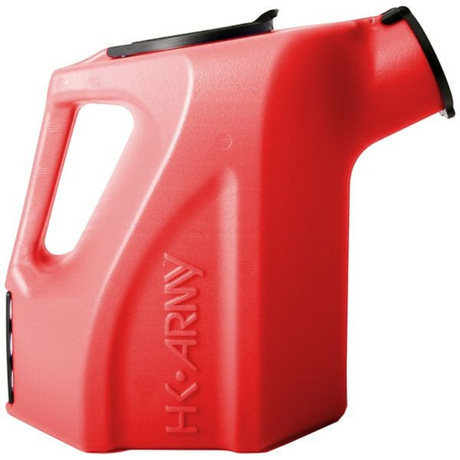 Roter id-paintball HK Army Paintball Caddy Ball Hauler mit integriertem Ball-Sizer für 1000 Paintballs