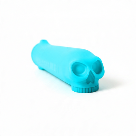 id-paintball HK Army Skull Pot in Türkis mit 3D-Totenkopf-Design für Paintball-Spieler