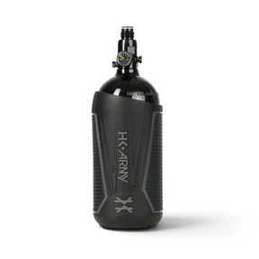 id-paintball HK Army Vice Tank Grip in Schwarz und Grau für 0,8 Liter HP-Systeme aus robustem, griffigem Material