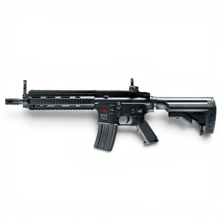 id-paintball Heckler & Koch HK416 AEG Airsoft Gewehr in Schwarz mit 6 mm Kaliber für CQB-Einsätze