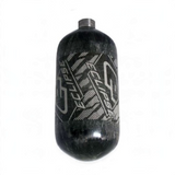id-paintball HP Flasche 300 Bar 1,1l E.LITE mit schwarzer Carbon-Optik und Planet Eclipse Logo