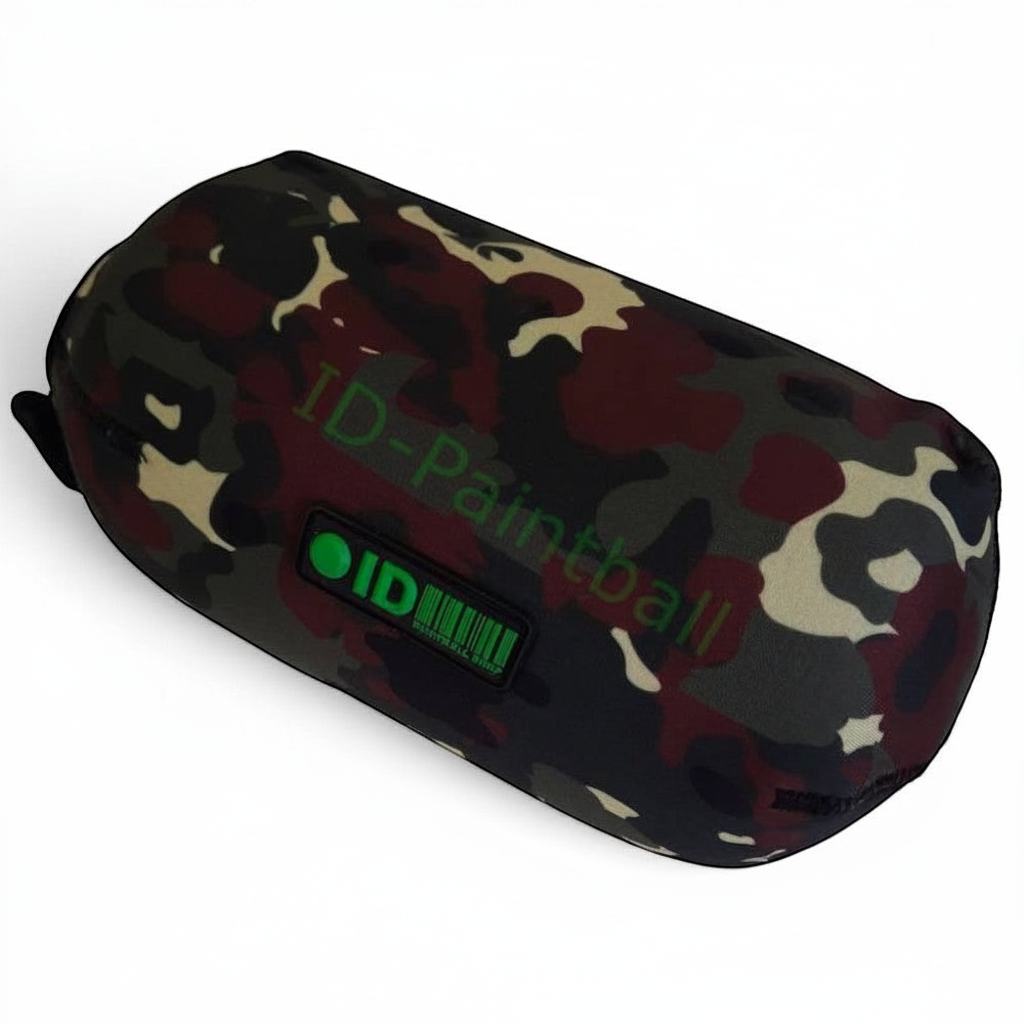 id-paintball HP-Flaschen-Cover in Flecktarn Camo für 0,8l bis 1,1l Flaschen mit robustem Reißverschluss