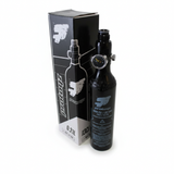 id-paintball Protoyz 0,21l HP-System mit 200 Bar Aluminiumflasche und Regulator inklusive Manometer in Schwarz