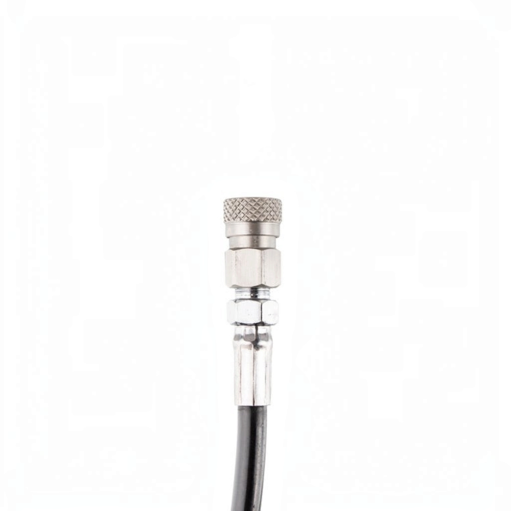 id-paintball PowAir Straight HPA Remote System Anschluss mit Schnellkupplung aus Metall für Paintball Markierer