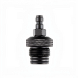 id-paintball PowAir Comfort HPA Remote System ASA-Adapter mit Schnellkupplung in Schwarz