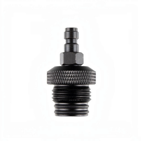 id-paintball PowAir Comfort HPA Remote System ASA-Adapter mit Schnellkupplung in Schwarz