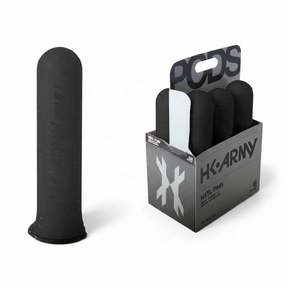 id-paintball HK Army HSTL Paintball Pot in Schwarz mit 150 Schuss Kapazität und passender 6er-Verkaufsbox