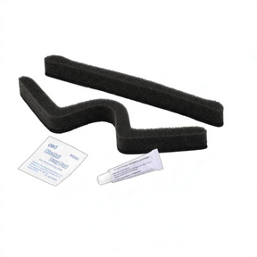 id-paintball DYE i4 Ersatz-Schaumstoff-Kit in Schwarz mit Kleber und Alkoholpad für Paintball-Masken