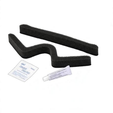 id-paintball DYE i4 Ersatz-Schaumstoff-Kit in Schwarz mit Kleber und Alkoholpad für Paintball-Masken