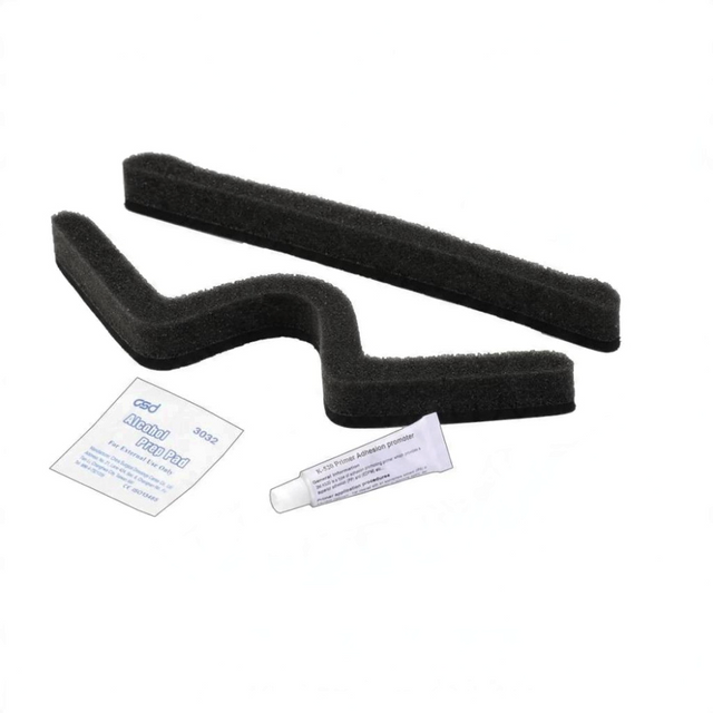 id-paintball DYE i4 Ersatz-Schaumstoff-Kit in Schwarz mit Kleber und Alkoholpad für Paintball-Masken