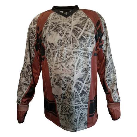 id-paintball IDP Custom Jersey RedRoot mit Polsterung, atmungsaktivem Material und integrierten Handschlaufen.