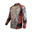 id-paintball IDP Custom Jersey RedRoot in Weiß, Schwarz und Rot mit Polsterung und integrierten Handschlaufen