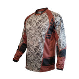 id-paintball IDP Custom Jersey RedRoot in Weiß, Schwarz und Rot mit Polsterung und integrierten Handschlaufen