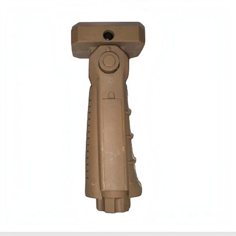 id-paintball klappbarer Frontgriff in TAN für 22mm Weaver- und Picatinny-Schienen aus robustem Kunststoff