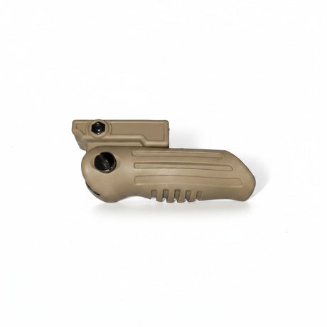 id-paintball klappbarer Tactical Frontgriff in TAN für 22 mm Picatinny-Schienen aus robustem Kunststoff
