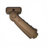 id-paintball klappbarer Frontgriff in TAN für 22mm Weaver- und Picatinny-Schienen aus robustem Kunststoff