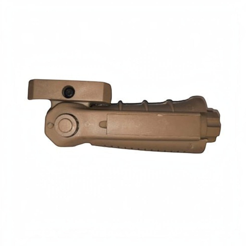 id-paintball klappbarer Frontgriff in TAN für 22 mm Weaver- und Picatinny-Schienen aus robustem Kunststoff