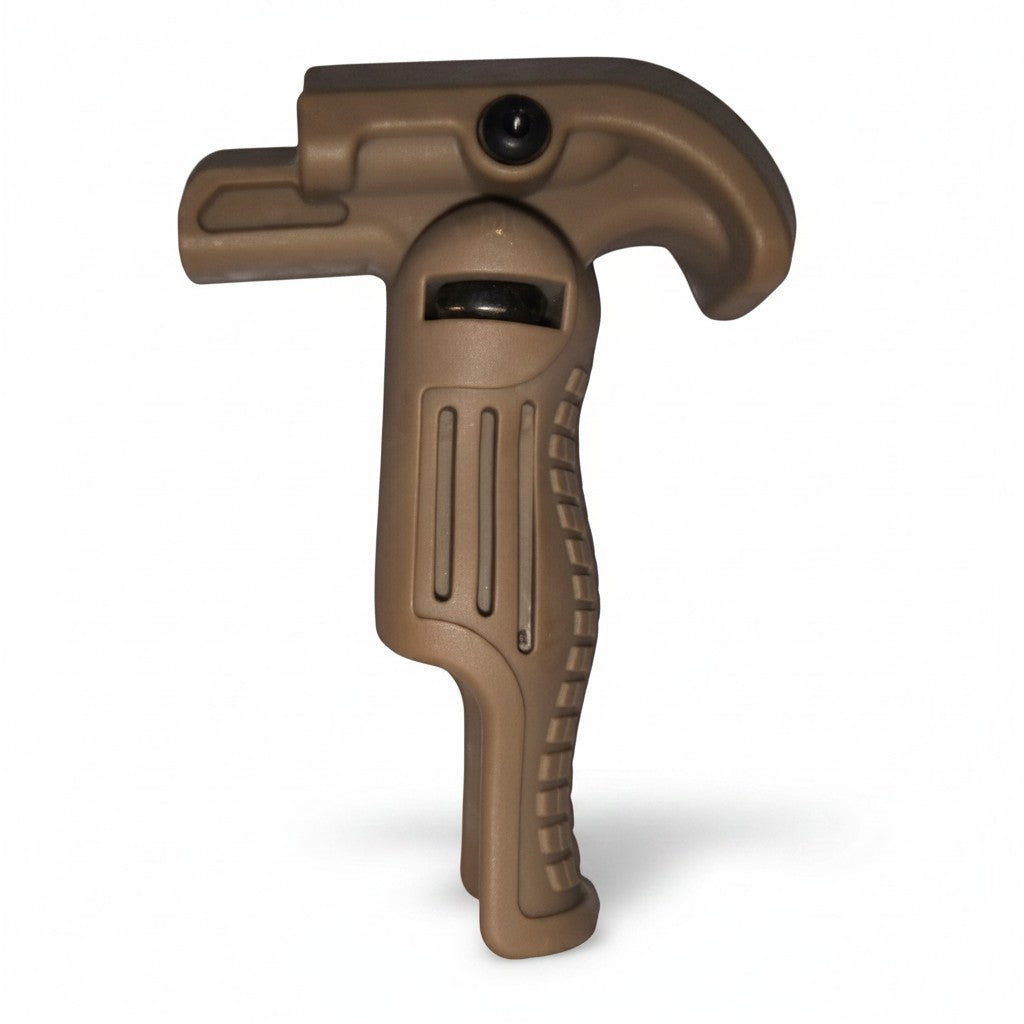 id-paintball klappbarer Tactical Frontgriff in Tan aus robustem Kunststoff für Picatinny-Schienen
