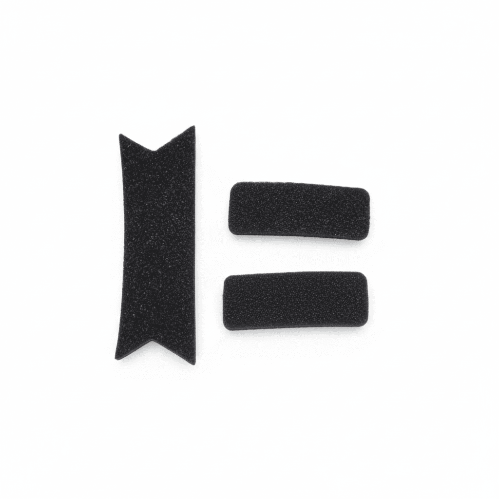 id-paintball 3-teiliges schwarzes Klett-Patch-Set zur selbstklebenden Befestigung von Ausrüstung am Gefechtshelm