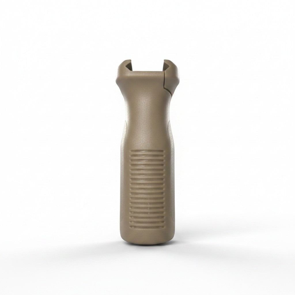 id-paintball kompakter Frontgriff in TAN für 22mm Picatinny-Schienen mit ergonomischem Design