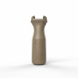 id-paintball kompakter Frontgriff in TAN für 22mm Picatinny-Schienen mit ergonomischem Design