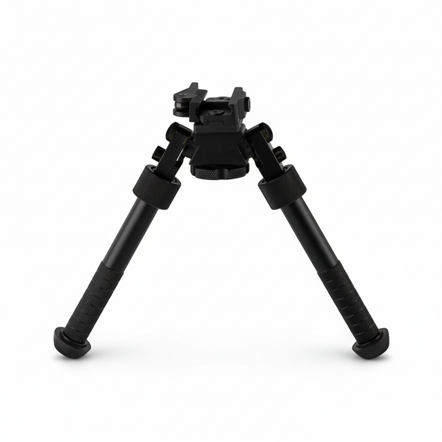 id-paintball Konus Bipod-T Zweibein in Schwarz mit Picatinny-Schnellmontage und verstellbaren Beinen