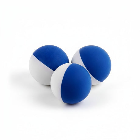 id-paintball Vesta Chalk Cloud Kreidekugeln im Kaliber .50 mit blau-weißer Polymerhülle für Training und Heimverteidigung