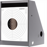 id-paintball Perfecta 3 in 1 Kugelfangkasten aus Metall mit eingelegter 17x17 cm Zielscheibe für Luftpistolen