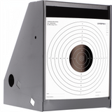 id-paintball Perfecta Kugelfangkasten 17x17 cm aus robustem Metall mit eingesetzter 10m Luftpistolen-Zielscheibe
