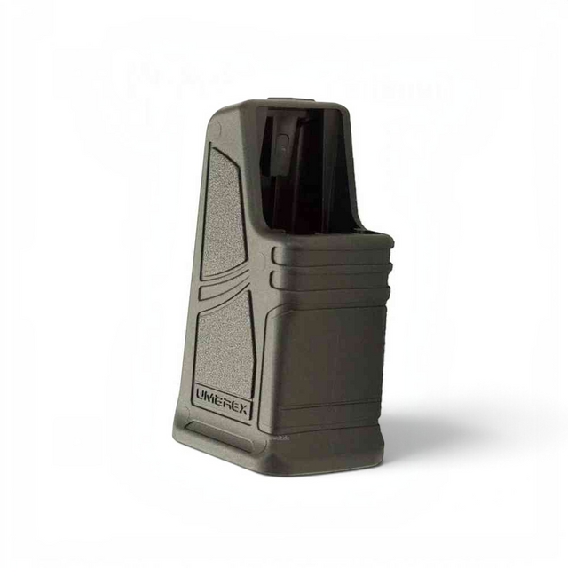 id-paintball Ladehilfe für doppelreihige 9mm P.A.K. Magazine aus schwarzem Kunststoff