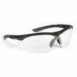 id-paintball Swiss Eye Lancer Schutzbrille mit schwarzem Rahmen und klaren, splitterfreien Polycarbonatgläsern