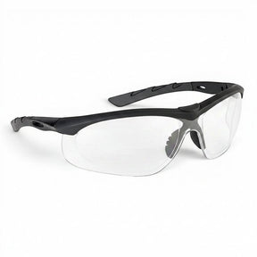id-paintball Swiss Eye Lancer Schutzbrille mit schwarzem Rahmen und klaren, splitterfreien Polycarbonatgläsern