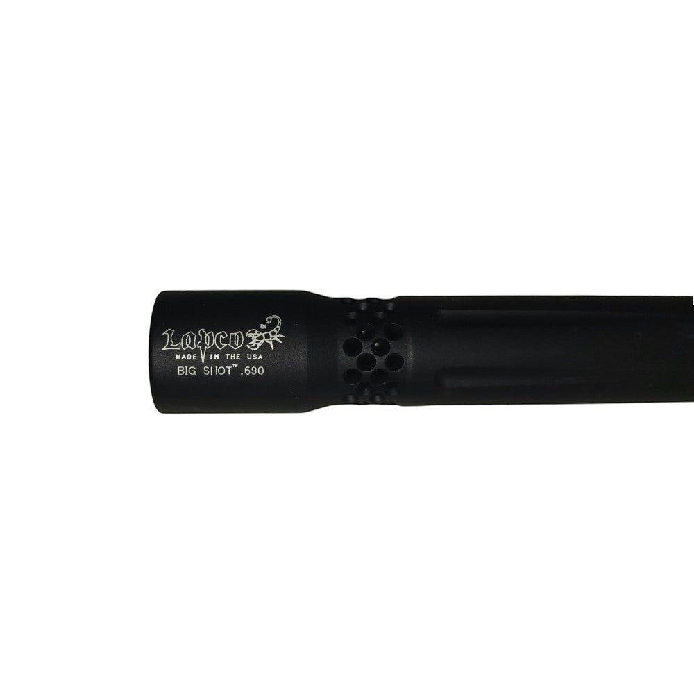 id-paintball Lapco Big Shot 14 Zoll Paintball-Lauf aus Aluminium für Tippmann A5 und X7 mit schwarzer Eloxierung