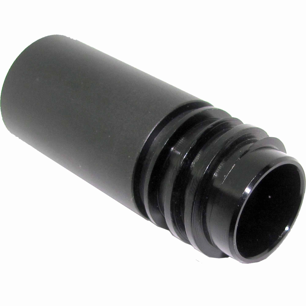 id-paintball Laufadapter aus schwarzem Metall zur Umrüstung von Tippmann 98 Markierern auf Cocker AC Gewinde