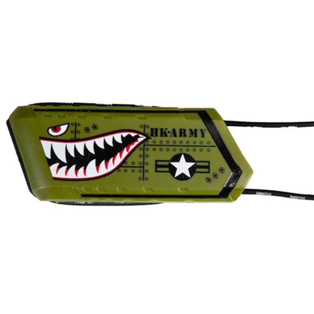 id-paintball HK Army Ball Breaker 2.0 Laufsocke in Oliv mit Bomber-Design aus robustem Silikon für Paintball-Markierer