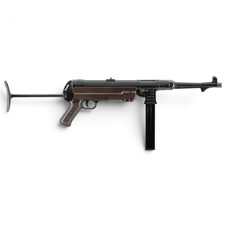 id-paintball Legends MP German CO2-Gewehr mit Vollmetallgehäuse, klappbarem Metallschaft und 50-Schuss-Magazin