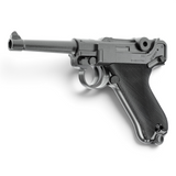 id-paintball Legends P08 CO2-Pistole aus schwarzem Ganzmetall mit 4,5 mm Kaliber und authentischem Design