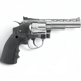 id-paintball Legends S40 CO2-Revolver in Silber mit schwarzem Griff und 4-Zoll-Lauf für 4,5 mm Diabolos