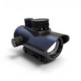 id-paintball Leuchtpunktvisier in Schwarz mit einstellbarem Rot-Grün-Blau-Punkt für 11mm und 22mm Schienen