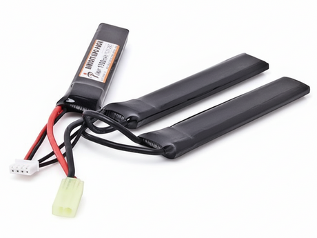 id-paintball GSG Li-Po Akku Triple 11,1V 1100mAh mit Small Tamiya Anschluss für Airsoft AEG Waffen