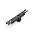 id-paintball M4 M16 Weaver Picatinny Base Mount aus schwarzem Metall zur Montage auf dem Tragegriff