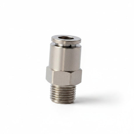 id-paintball Macroline Fitting gerade 6,3mm aus Metall für Paintball-Markierer