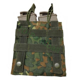 id-paintball 2-fach Magazintasche in Flecktarn mit Molle-System für T15, TMC und Milsig DAM Magazine