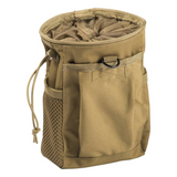 id-paintball Magazintasche XL in Coyote mit MOLLE-System, Schneeschürze, seitlichen Netztaschen und D-Ring