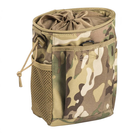 id-paintball Magazintasche XL in Camouflage mit MOLLE-System, Schneeschürze und praktischen Außenfächern