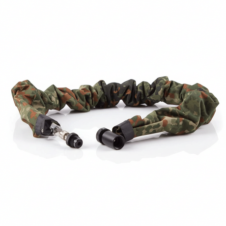 id-paintball Mamba Paintball Remote Cover in Flecktarn Camo schützt Schläuche vor Schmutz und Verheddern im Gelände